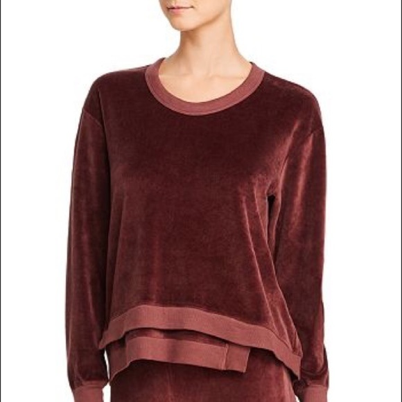 EUC WILT Boxy Velour Sweatshirt Set - Picture 2 of 10